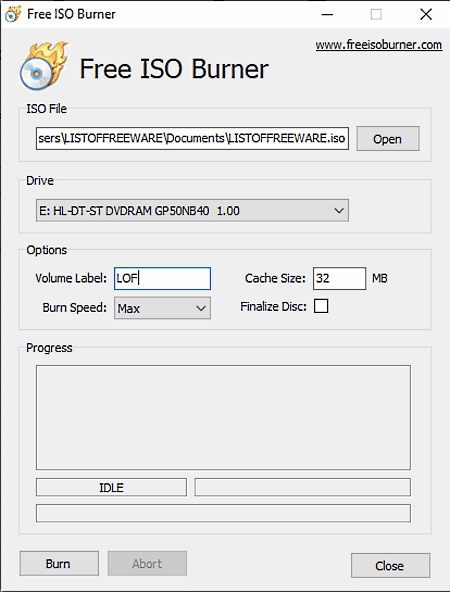 free iso burning software windows